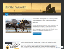 Tablet Screenshot of brooklynbackstretch.com